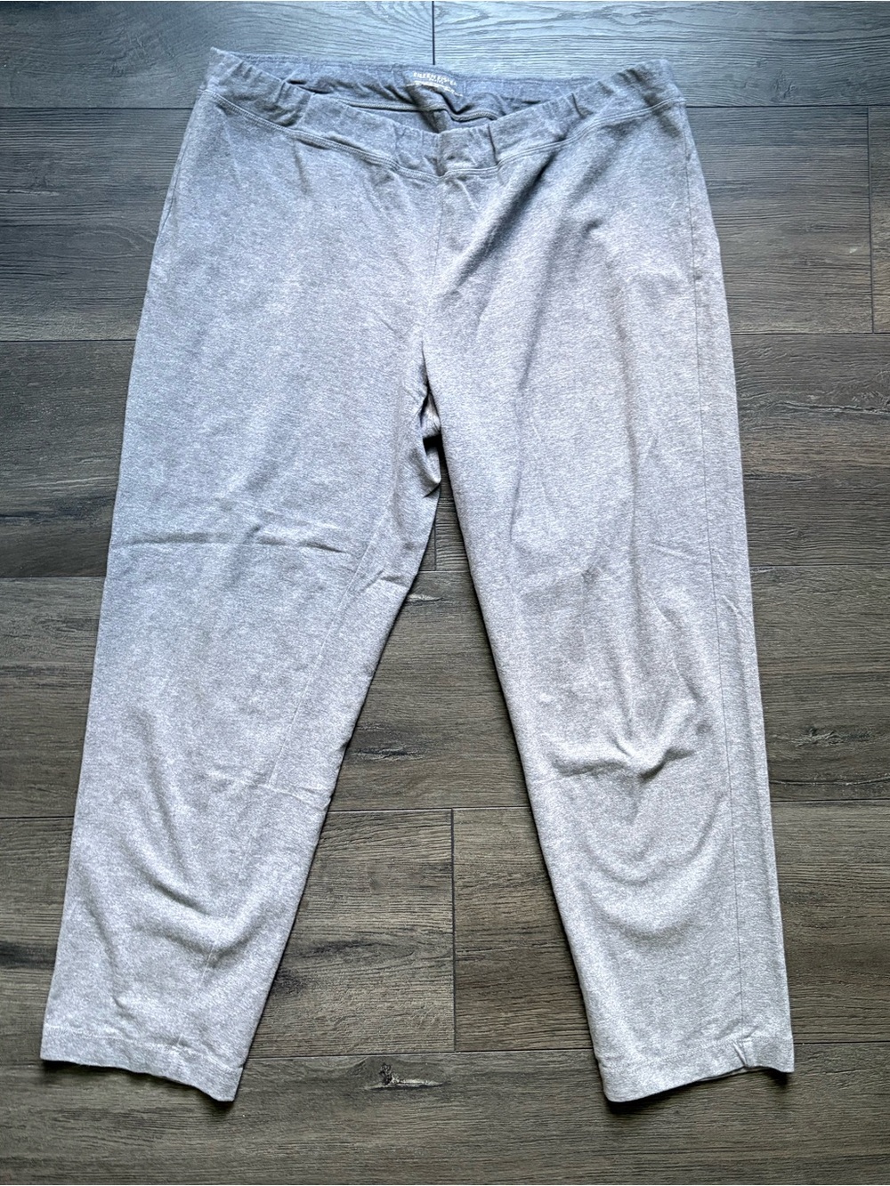 Eileen Fisher Gray Pull On Leggings Athleisure Minimalist Size Large Petite